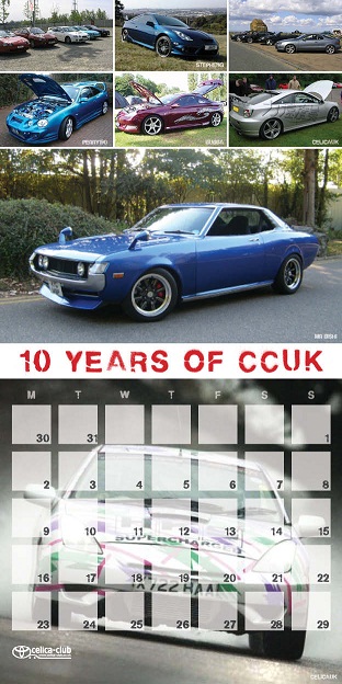 Celica Club 2012 Calendar